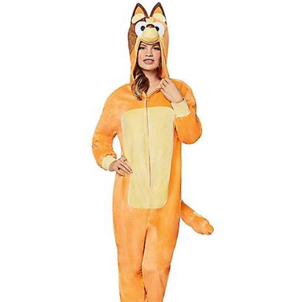 Adult Chilli Jumpsuit Halloween Costume Bluey, S/M